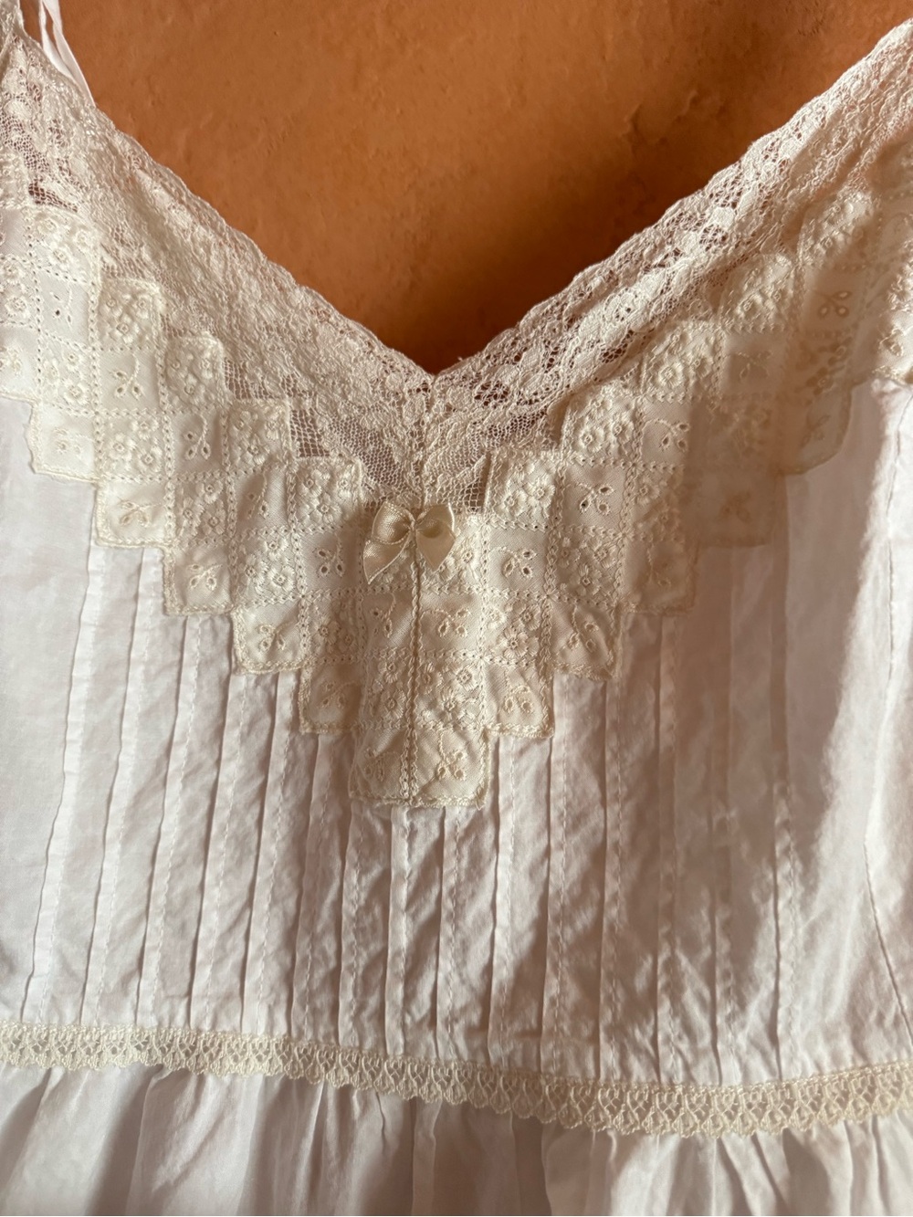 Vintage Victoria’s Secret Country Coquette Prairie Lace Slip Dress L - Picture 3 of 10